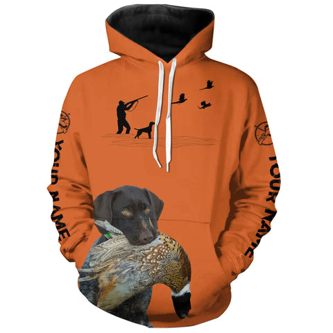 Deutsch Drahthaar Pheasant Hunting clothes, best personalized Upland hunting clothes, hunting gifts FSD3909