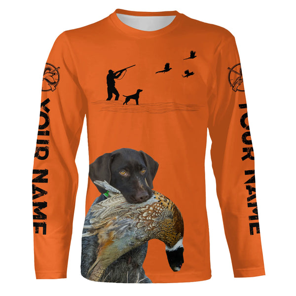 Deutsch Drahthaar Pheasant Hunting clothes, best personalized Upland hunting clothes, hunting gifts FSD3909