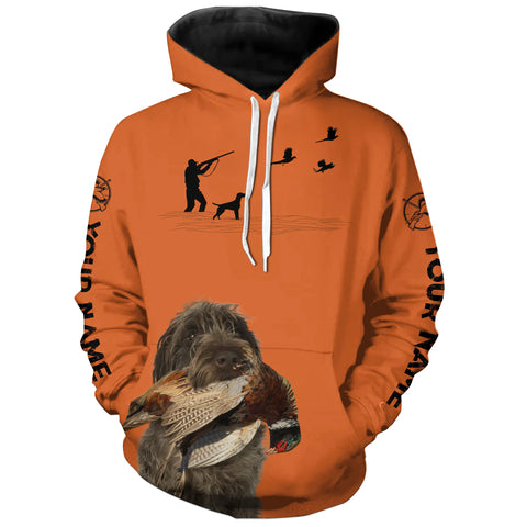 Wirehaired Pointing Griffon Pheasant Hunting clothes, best personalized Upland hunting clothes FSD3908