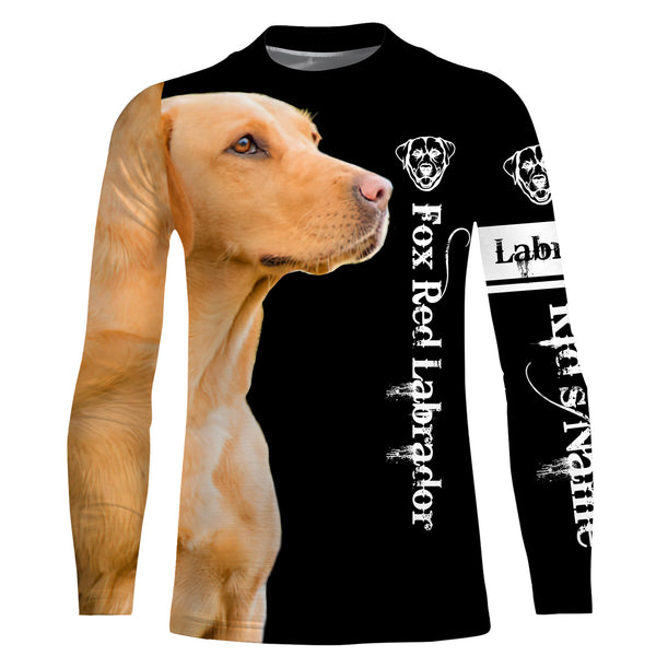 Fox Red Lab 3D All Over Printed Shirts, Hoodie, T-shirt Labrador Retriever Dog Gifts for Labs Lovers FSD2823