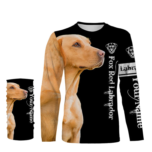 Fox Red Lab 3D All Over Printed Shirts, Hoodie, T-shirt Labrador Retriever Dog Gifts for Labs Lovers FSD2823