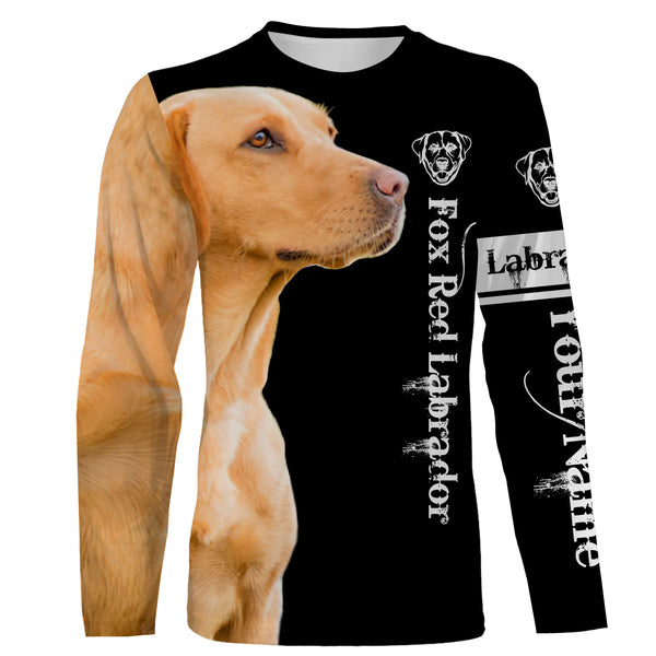 Fox Red Lab 3D All Over Printed Shirts, Hoodie, T-shirt Labrador Retriever Dog Gifts for Labs Lovers FSD2823