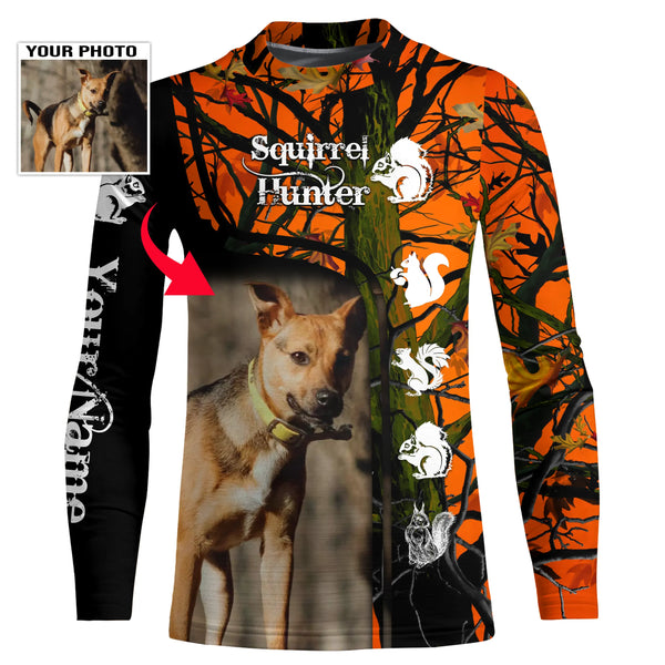 Best Squirrel Hunting Dogs Customized name and photo 3D All over print Shirts, Squirrel hunting gifts FSD3860