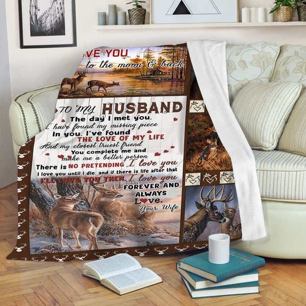 The Love of My Life To My Husband Fleece blanket, Gift for husband, Valentine's day, Birthday, Anniversary's day - TNN1 D08