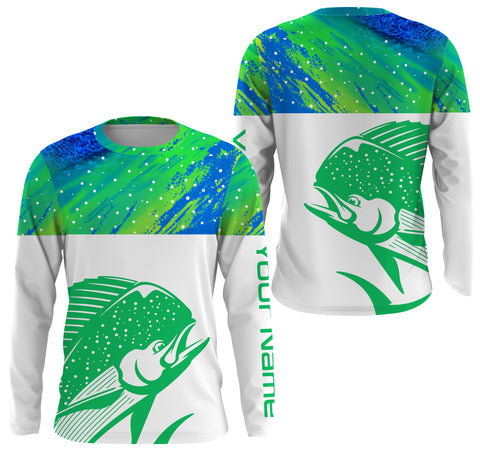 Mahi Mahi fishing UV Protection Shirts, personalized performance Fishing Shirts TTS0065
