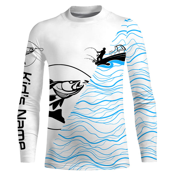 Walleye Long Sleeve Fishing Shirt for Men, tournament Fishing Shirts TTS0103