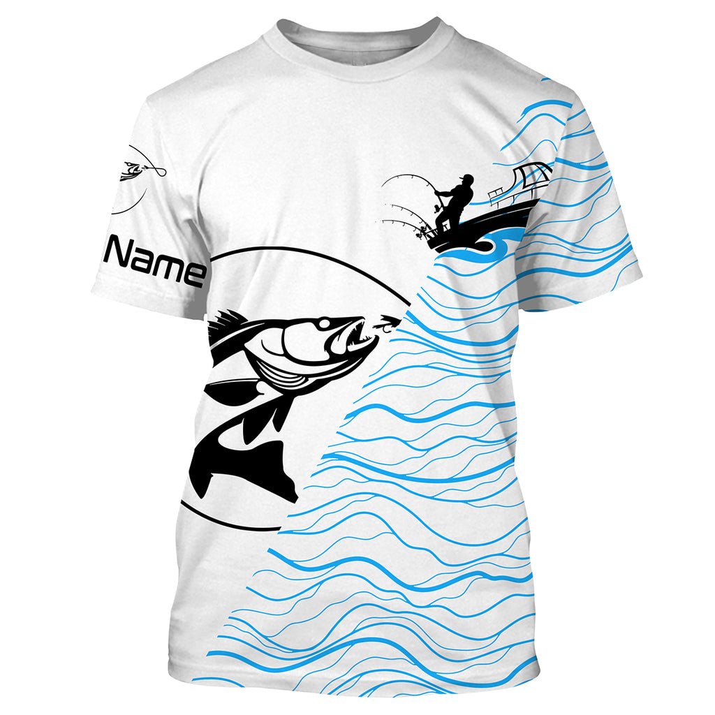 Walleye Long Sleeve Fishing Shirt for Men, tournament Fishing