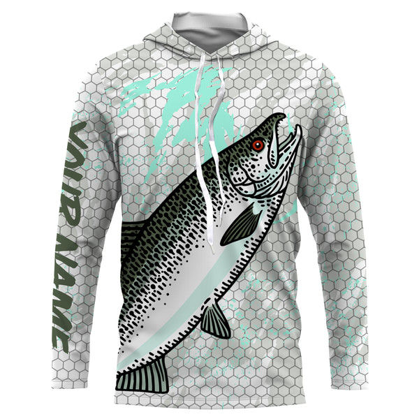 Chinook Salmon fishing UV Protection Shirts, personalized performance Fishing Shirts TTS0124