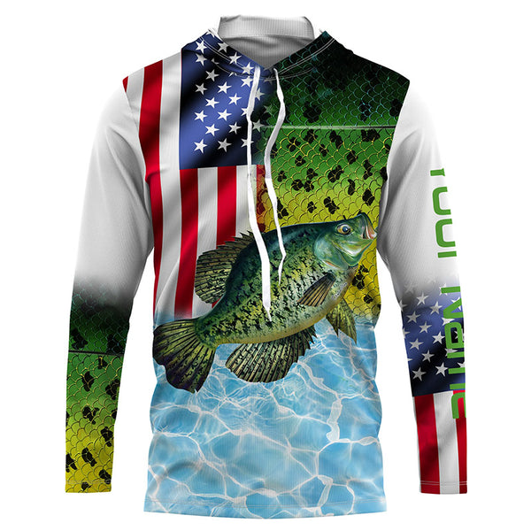 Personalized Crappie Fishing jerseys, tournament fishing shirts TTS0758