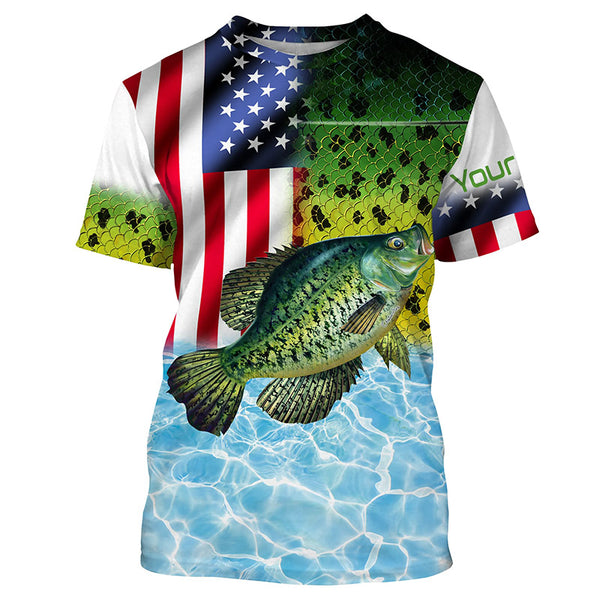 Personalized Crappie Fishing jerseys, tournament fishing shirts TTS0758