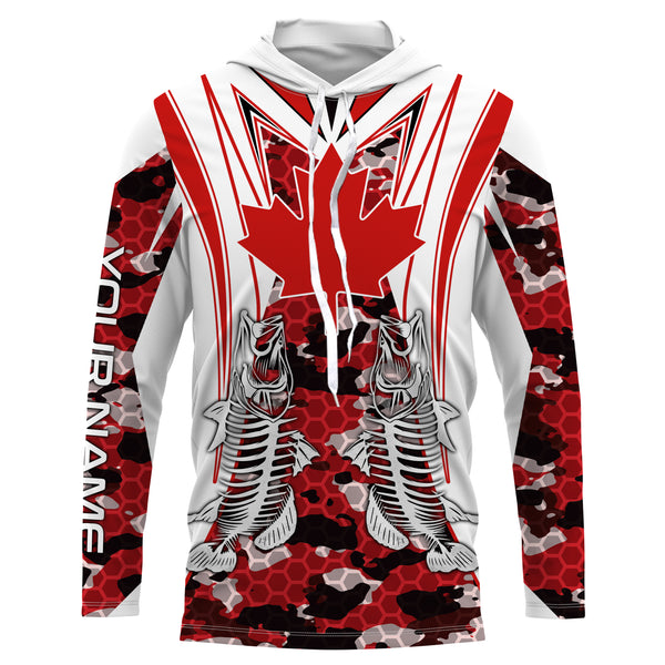 Walleye fishing skull fish Customize name All over print shirts TTS0540