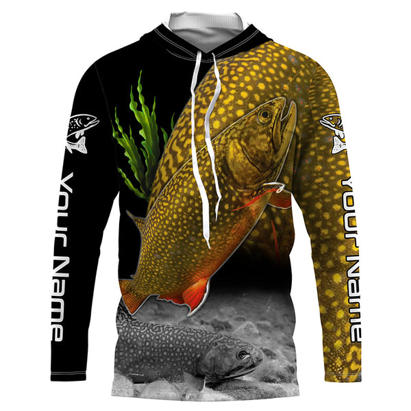 Brook Trout Fishing Freshwater Fish Long Sleeve Fishing Shirts, Fishing jerseys TTS0661
