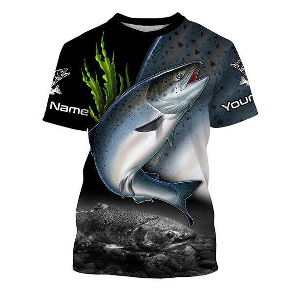 Chinook Salmon Fishing Saltwater Fish Long Sleeve Fishing Shirts, Fishing jerseys TTS0462