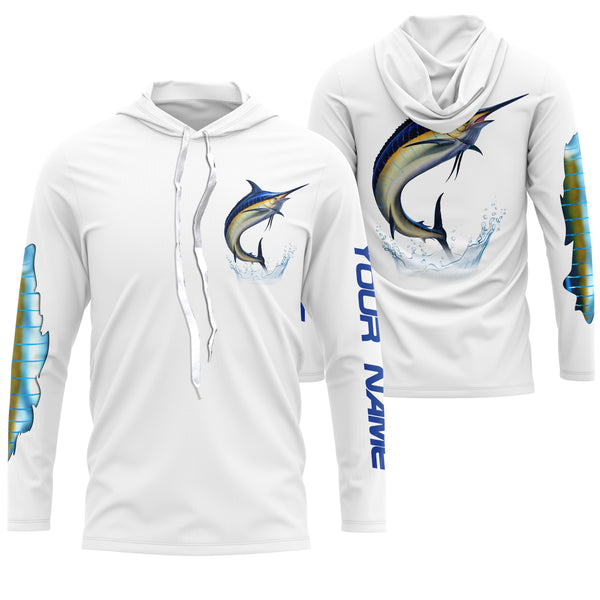 Marlin Fishing Custom Long sleeve Fishing Shirts, Marlin Fishing jerseys TTS0001