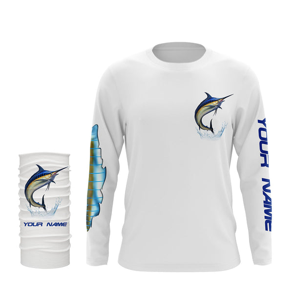 Marlin Fishing Custom Long sleeve Fishing Shirts, Marlin Fishing jerseys TTS0001