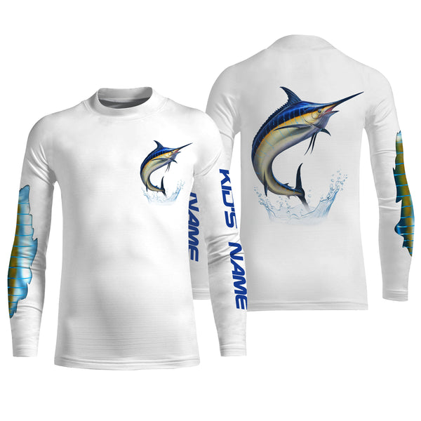 Marlin Fishing Custom Long sleeve Fishing Shirts, Marlin Fishing jerseys TTS0001