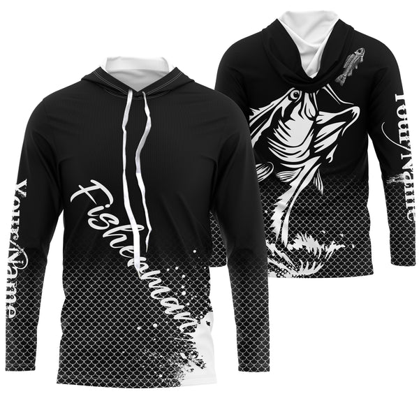 Bass Fishing Custom Long sleeve Fishing Shirts, Bass Fishing jerseys TTS0003