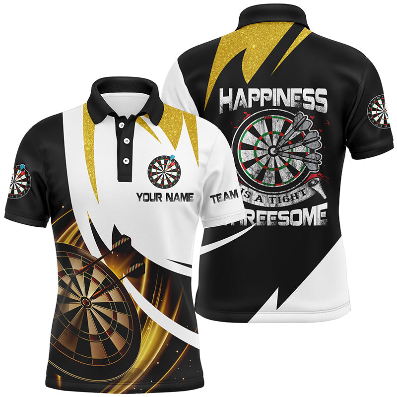 Happiness Is A Tight Personalized Men Darts Polo Shirt Custom Dart Team Jersey For Men LDT0685