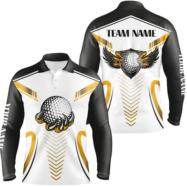 Eagle Golf Ball Customized Mens Polo Shirts Team Golf Shirts For Men Best Golfing Gifts LDT0464