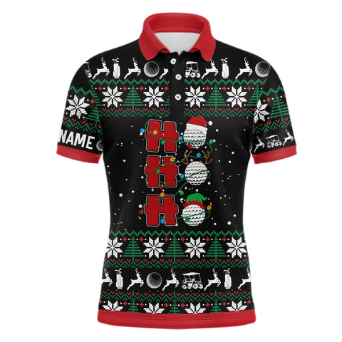 Christmas Mens Golf Polo Shirt Custom name Golf Shirts For Men Best Golf Gifts For Christmas LDT0856