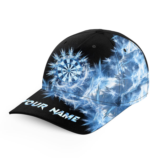 Icy Blue Light Baseball Darts Cap Customized Darts Hat For Darts Player Darts Gifts LDT1274