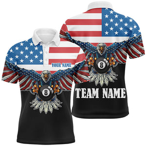 Eagle Billiards Polo Shirt, American Eagle Pool Shirt