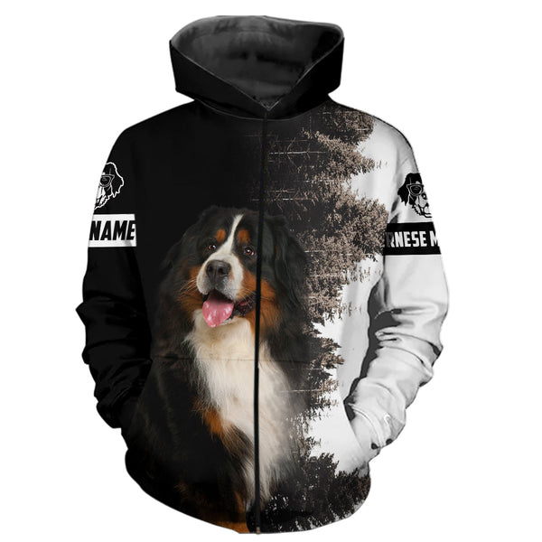 Bernese Mountain Dog Customized Full Printing Shirts For Dog Owners, Best Bernese Mountain Dog Gifts TDM0050