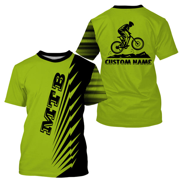 Mountain Biking Jersey, Custom All Over Print Shirt, MTB Jersey, Downhill Cycling, Racing Bicycle| JTS453