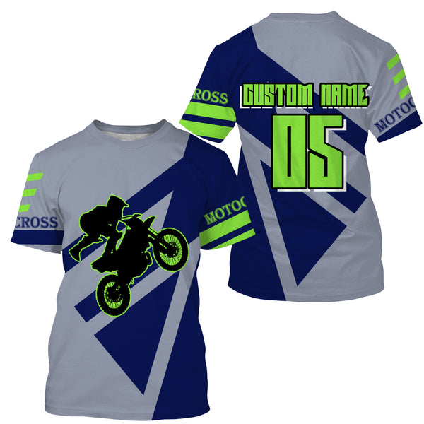 Custom Motocross Jersey UPF30+ Dirt Bike Racing Shirt Adult&Kid Off-Road MX Motorcycle Shirt| NMS776