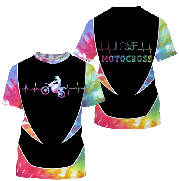 Rainbow Motocross Personalized Jersey Dirt Bike Shirt Biker Girl Off-road Racing Tournament| NMS500