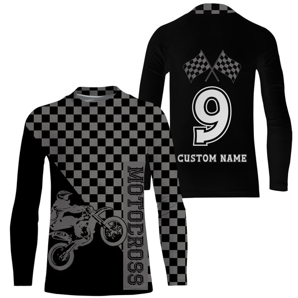Personalized Motocross Jersey Racing Flag Riding Shirt Off-road Dirt Bike Motorcycle Lovers| NMS506