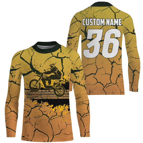 Dirt Bike Jersey Personalized Motocross UPF30+ Freestyle FMX Riders Off-road Motorcycle Racing| NMS672