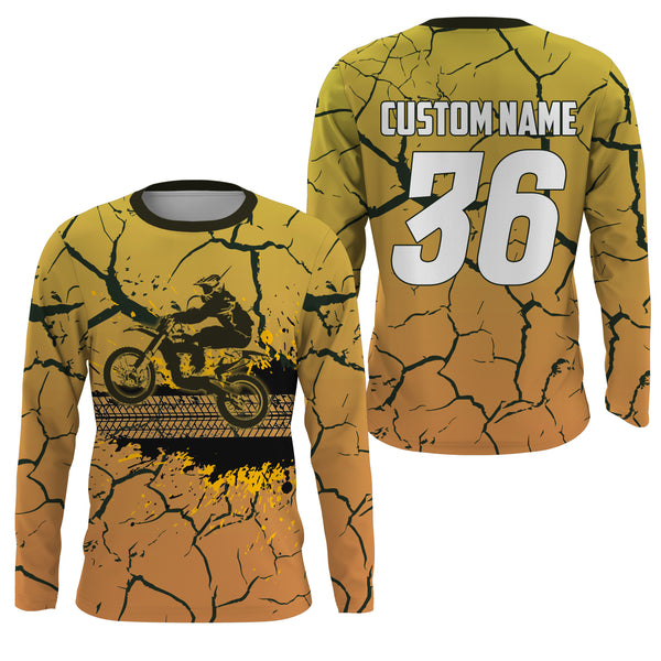 Dirt Bike Jersey Personalized Motocross UPF30+ Freestyle FMX Riders Off-road Motorcycle Racing| NMS672