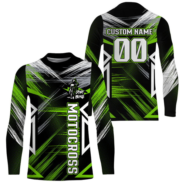 Custom Motocross Jersey Youth Men Women UPF30+ Dirt Bike Shirt Extreme MX Racing Off-road Riding NMS1427