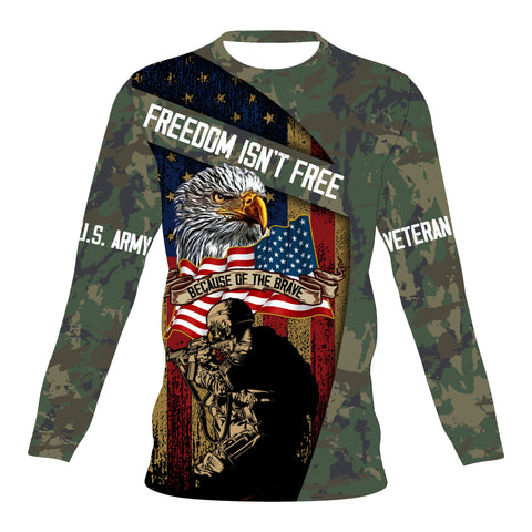 Freedom Isn't Free 3D Hoodie US Army Veteran Memorial Day Shirt Remembrance Soldier Honor| NMD06