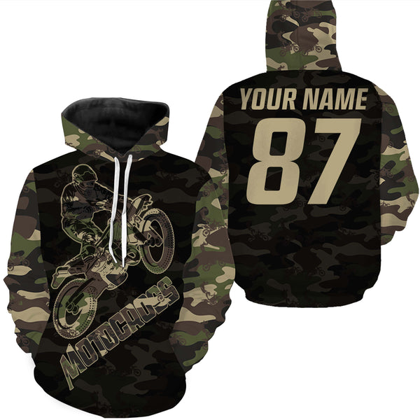 Camo Motocross Jersey Personalized Riding Shirt Off-road Dirt Bike Racing Motorcycle Lovers| NMS505