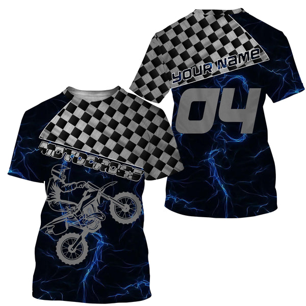 Personalized Motocross Jersey Racing Flag Riding Shirt Off-road Dirt Bike Motorcycle Riders| NMS507