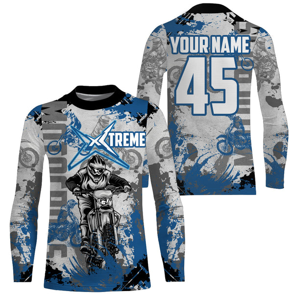 Extreme Motocross Jersey Custom Number Youth Men Dirt Bike Shirt MX Racing Motorcycle Off-road NMS1415