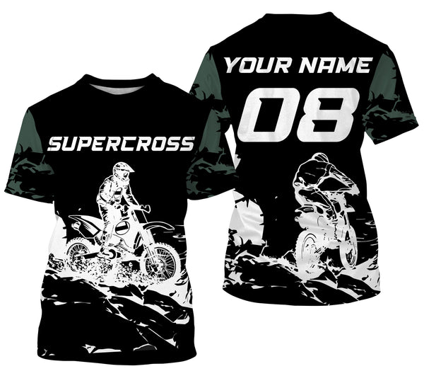 Personalized Supercross Jersey Custom All Over Print Motorcycle Riding Shirt Off-Road Dirt Bike Racing| NMS542