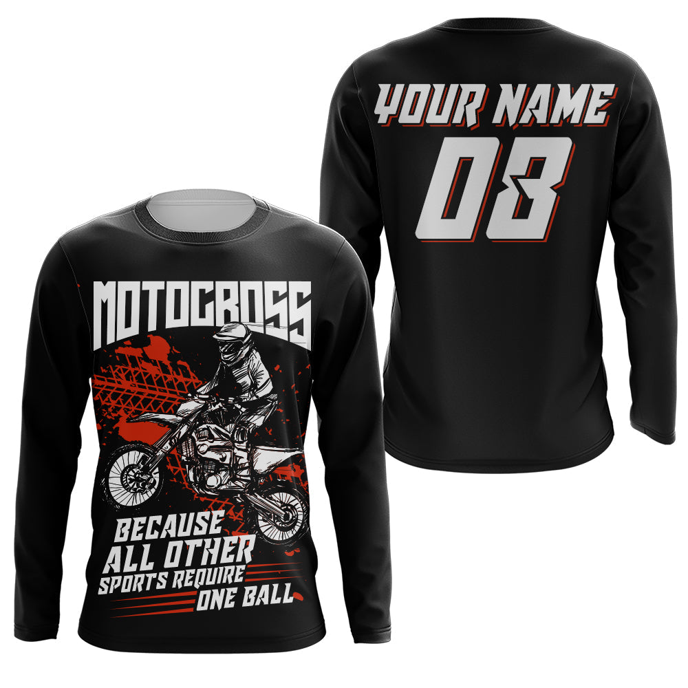 Custom Motocross Jersey UPF30+ Men Youth Extreme Dirt Bike Shirt MX Racing Off-road Long Sleeve NMS1426