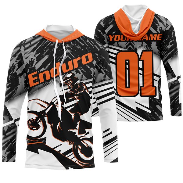 Enduro Jersey UPF30+ Personalized Off-road Motocross Adults & Kid Extreme Dirt Bike Racing| NMS695