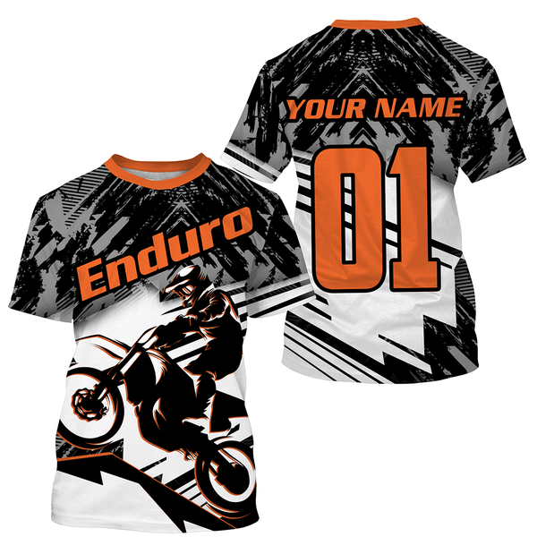 Enduro Jersey UPF30+ Personalized Off-road Motocross Adults & Kid Extreme Dirt Bike Racing| NMS695