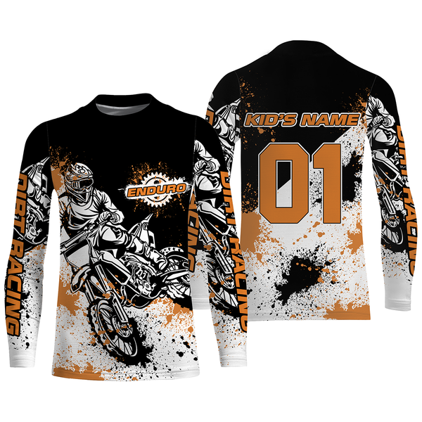 Enduro Personalized Jersey UPF30+ Extreme Off-road Dirt Bike Racing Adult&Kid Mountain Terrain Race| NMS704