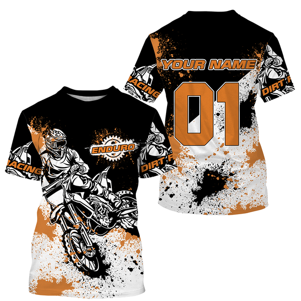 Enduro Personalized Jersey UPF30+ Extreme Off-road Dirt Bike Racing Adult&Kid Mountain Terrain Race| NMS704