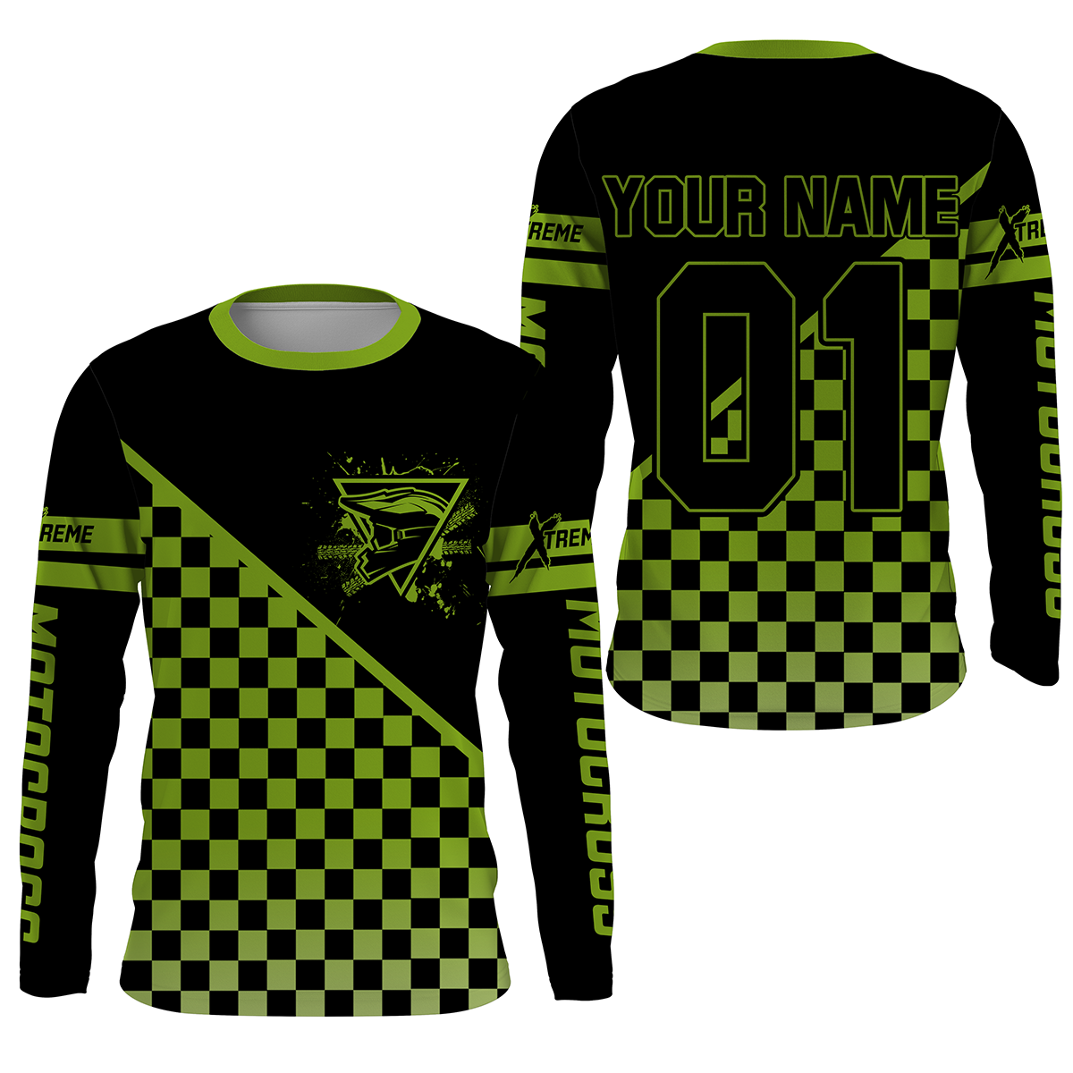 Personalized Motocross Jersey UPF30+ Dirt Bike Racing Shirt Off-Road MX Adult&Kid Riders| NMS766