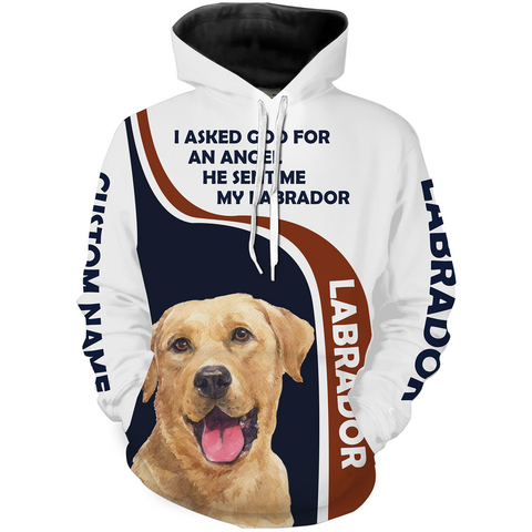 Labrador Dog 3D Full Print Hoodie Long Sleeve| Unisex Labrador Shirt for Lab Owner Lab Dad Lab Mom| JTSD343