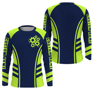 Cycling Jersey, Personalized All Over Print Shirt for Bicycle Rider, Cyclist| MTB Racing Shirt UV Protection UPF 30+| JTS478