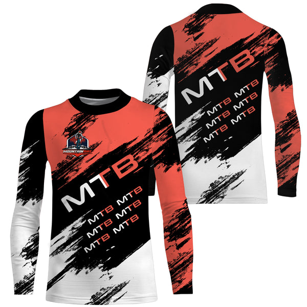 Mountain Bike Racing Jersey, Downhill Sport Cycling Shirts, MTB Bicycle Jersey UV Protection UPF 30+| JTS473