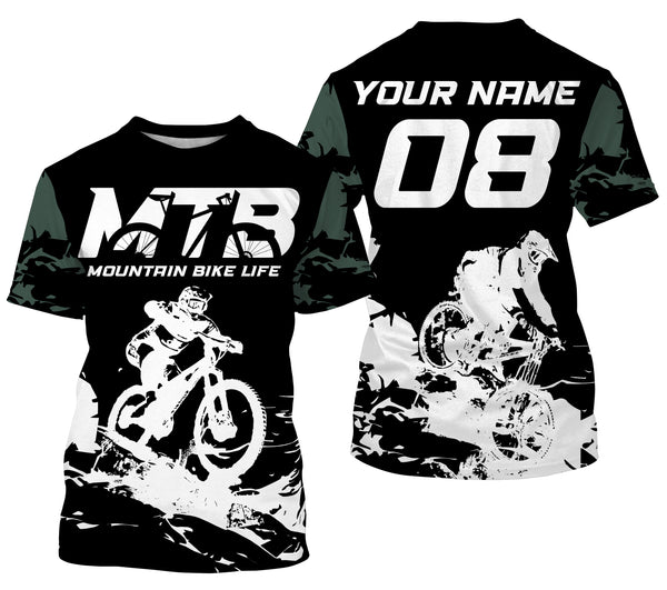 Mountain Biking Personalized Jersey All Over Print Shirt, MTB Jersey Cycling Shirt for Cyclist Bike Rider| JTS429