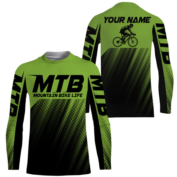 MTB Jersey, Personalized Cycling Shirt for Cyclist, Bike Rider, Cycling Racing, Biking Shirt| JTS441